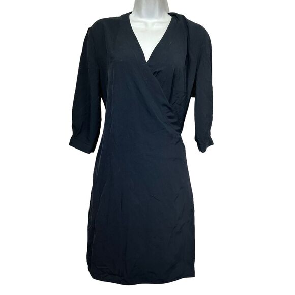 Everlane Dresses & Skirts - Everlane The Japanese GoWeave Blue Wrap Dress Size 0